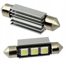 Led Vannipirn, C5w C10w, 3x Diood, ME Premium hind ja info | Autopirnid | kaup24.ee