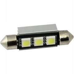 Led Vannipirn, C5w C10w, 3x Diood, ME Premium hind ja info | Autopirnid | kaup24.ee