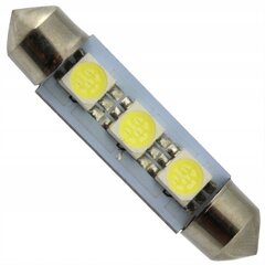 Светодиодная Лампа C5w C10w C3w Smd 5050 3-Chip 41 42 Mm ME Premium цена и информация | Автомобильные лампочки | kaup24.ee