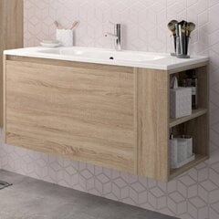 Vannitoakapp Aatrium Vesna, 100x50x46 cm, pruun цена и информация | Шкафчики для ванной | kaup24.ee