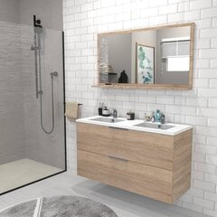 Ванная шкафчик Aatrium Malaga, 120x64x46 см, коричневый цена и информация | Шкафчики для ванной | kaup24.ee