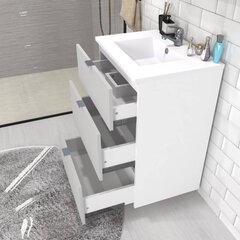 Ванная шкафчик Aatrium Marbella, 60x46x91 см, белая цена и информация | Шкафчики для ванной | kaup24.ee