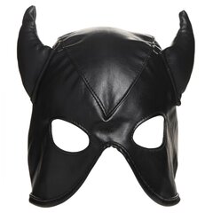 Mask Dungeon Demon Bondage Hood, must hind ja info | BDSM ja fetish | kaup24.ee