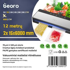 Beoro 15x600-2 hind ja info | Vaakumpakendajad | kaup24.ee