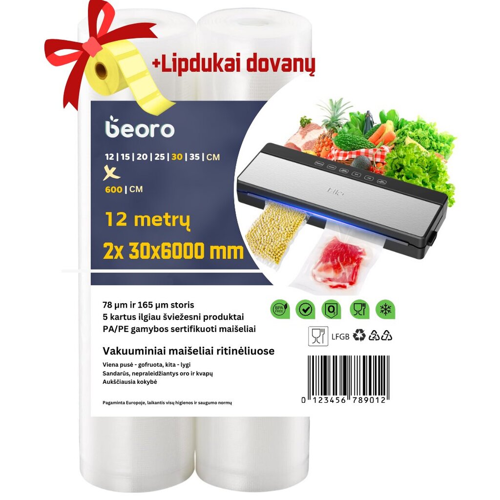 Beoro 30x600-2 цена и информация | Vaakumpakendajad | kaup24.ee