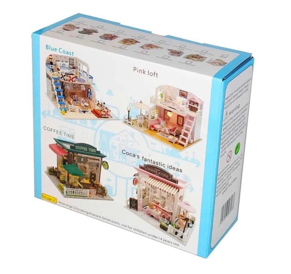 Puidust kokkupandav miniatuur Rumbox Šokolaadi maailm цена и информация | Tüdrukute mänguasjad | kaup24.ee