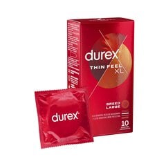 Kondoomid Durex Thin Feel XL, 10 tk. hind ja info | Kondoomid | kaup24.ee