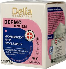 Niisutav kreem Delia Dermo System, 50 ml hind ja info | Näokreemid | kaup24.ee