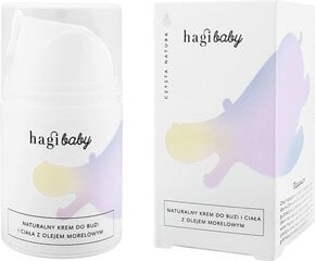 Beebi näo- ja kehakreem aprikoosiõliga Hagi, 50 ml цена и информация | Косметика для мам и детей | kaup24.ee