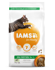 Iams for Vitality täiskasvanud kassidele lambalihaga, 3 kg цена и информация | Сухой корм для кошек | kaup24.ee