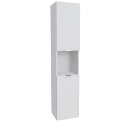 Ванная шкафчик Aatrium, 35x30x165 см, белая цена и информация | Шкафчики для ванной | kaup24.ee