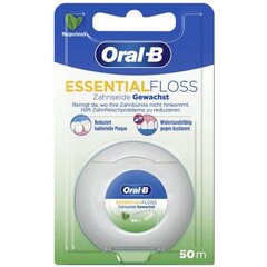 Нить зубная Oral-B Essential Floss, 50 м цена и информация | Для ухода за зубами | kaup24.ee