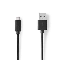 Nedis microUSB - USB-A hind ja info | Mobiiltelefonide kaablid | kaup24.ee