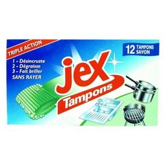 Губки для посуды Jex, A12491, 12 шт цена и информация | Принадлежности для уборки | kaup24.ee