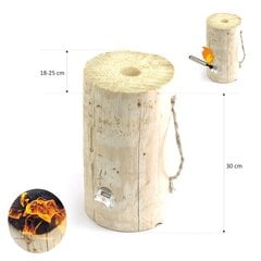 Tulepakk Light 1 BBQ JS (V) Vertikaalne цена и информация | Древесный уголь, брикеты, средства для розжига | kaup24.ee