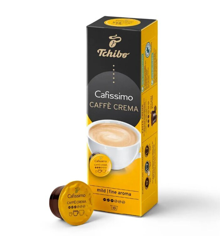 Kohvikapslid Tchibo Cafissimo Caffe Crema Mild Fine aroma, 10 tk цена и информация | Kohv, kakao | kaup24.ee