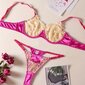 Lillelise pitsiga poolläbipaistev pesukomplekt Lexy, roosa hind ja info | Rinnahoidjad | kaup24.ee