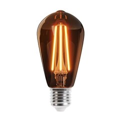 Forever COG Золото Fillament E27 ST64 8W LED лампочка 840 люменов 2700K Тепло белый для дэкора и садовой гирлянды цена и информация | Лампочки | kaup24.ee