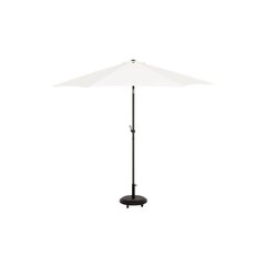 Lauko skėtis baltas 3 m su pasvirimu цена и информация | Зонты, маркизы, стойки | kaup24.ee
