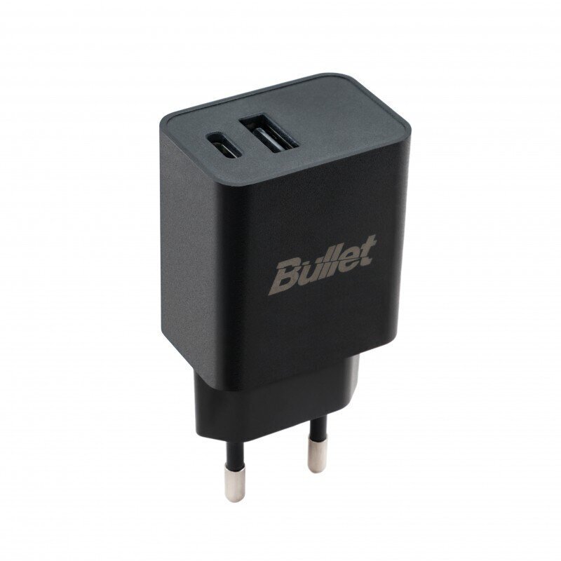 Bullet universaalne laadija USB+USB-C hind ja info | Mobiiltelefonide laadijad | kaup24.ee