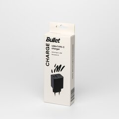 „Bullet“ kelioninis įkroviklis USB+USB-C цена и информация | Зарядные устройства для телефонов | kaup24.ee