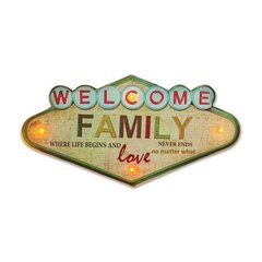 Forever Light lamp Retro Welcome Family цена и информация | Люстры | kaup24.ee