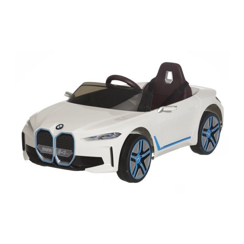 Laste elektriauto BMW i4 12V 2.4G, puldiga EVA veljed hind ja info | Laste elektriautod | kaup24.ee