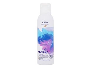 Duši- ja raseerimisgeel Dove Mousse Renew Shower&amp;Shave, 200 ml hind ja info | Dušigeelid, õlid | kaup24.ee