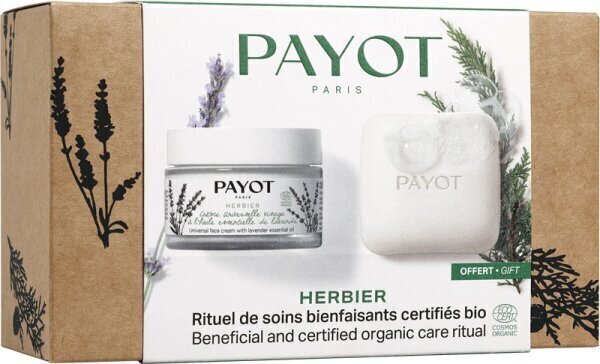 Komplekt Payot Herbier naistele: tahke seep, 85 g + kehakreem, 50 ml цена и информация | Näopuhastusvahendid | kaup24.ee