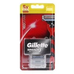 Gillette Mach3 Start Заменяемые головки, 5 шт цена и информация | Косметика и средства для бритья | kaup24.ee