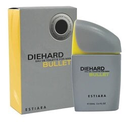 Туалетная вода Estiara Die Hard Bullet EDT для мужчин, 100 мл цена и информация | Мужские духи | kaup24.ee