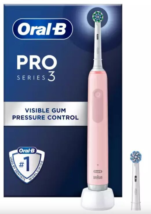 Oral-B Pro Series 3 Pink цена и информация | Elektrilised hambaharjad | kaup24.ee