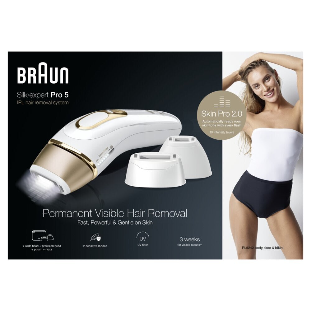 Braun Silk-Expert Pro 5 PL5242 IPL hind ja info | Epilaatorid, raseerijad | kaup24.ee