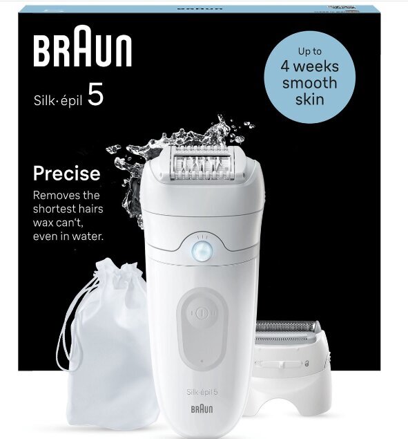 Braun Silk Epil 5 цена и информация | Epilaatorid, raseerijad | kaup24.ee