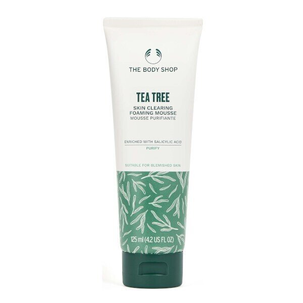 Pesus vaht The Body Shop Tea Tree, 125 ml hind ja info | Näopuhastusvahendid | kaup24.ee