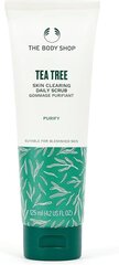 Гелевый скраб для жирной кожи The Body Shop Tea Tree, 125 мл цена и информация | Аппараты для ухода за лицом | kaup24.ee