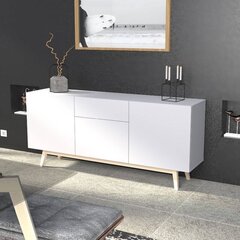 Комод Aatrium Home, 180x42x80 см, белый цена и информация | Комоды | kaup24.ee