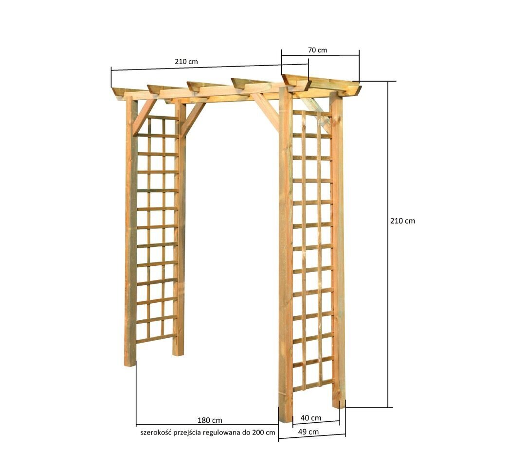 Puidust pergola hind ja info | Dekoratsioonid | kaup24.ee