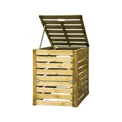 Деревянный ящик для компоста, 650 л цена и информация | Уличные контейнеры, контейнеры для компоста | kaup24.ee