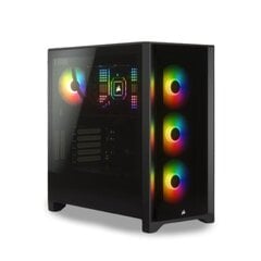 Gaming PC iCUE 4000X цена и информация | Стационарные компьютеры | kaup24.ee