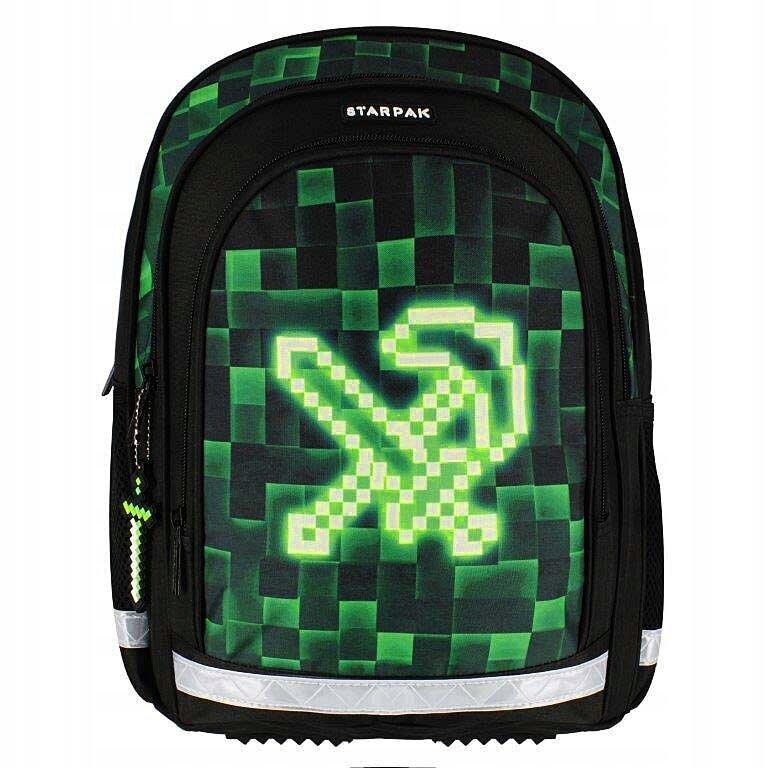 Seljakott Starpak Pixel Pixel Green 533137 hind ja info | Koolikotid, sussikotid | kaup24.ee