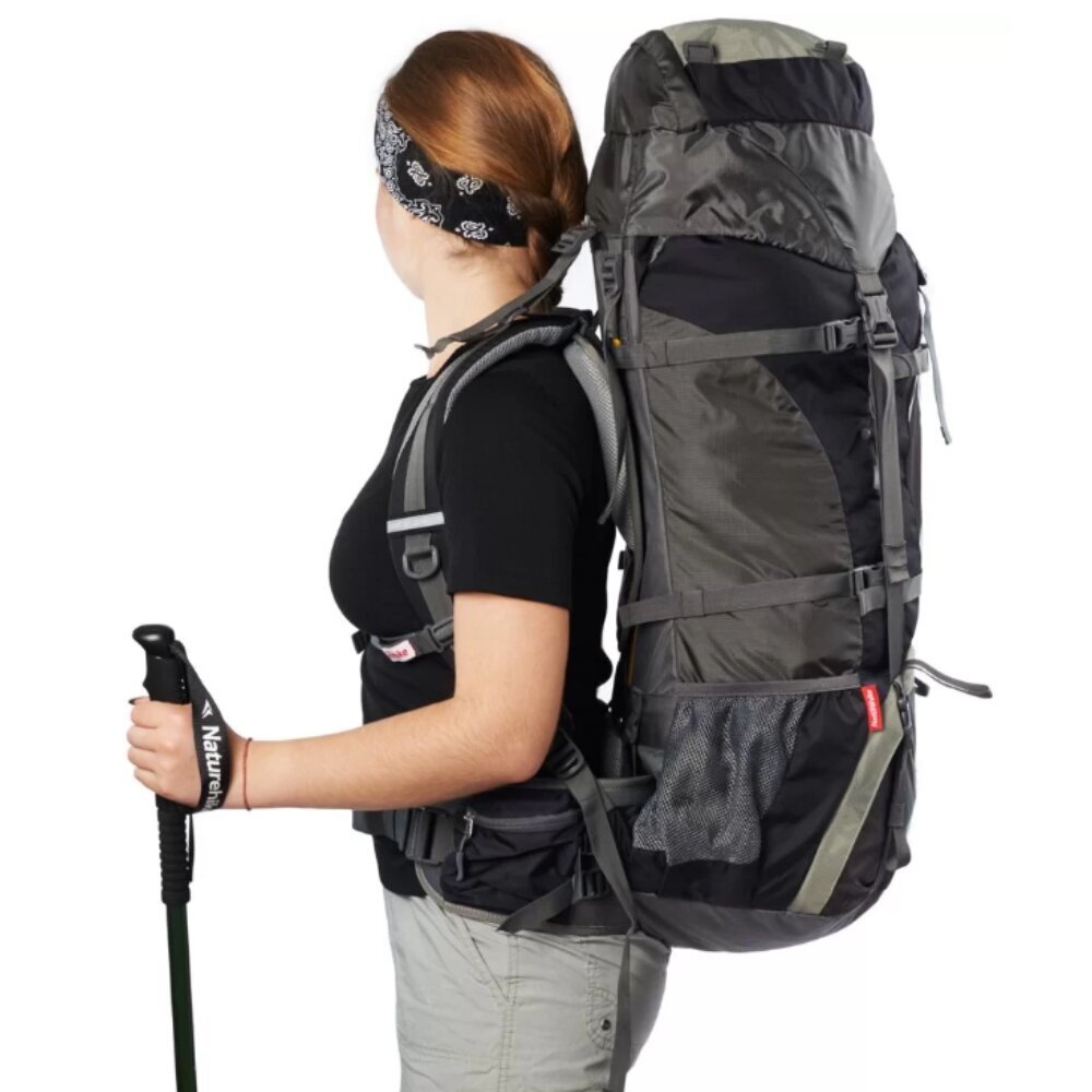 Seljakott Naturehike, 70L, must hind ja info | Matkakotid ja reisikotid | kaup24.ee