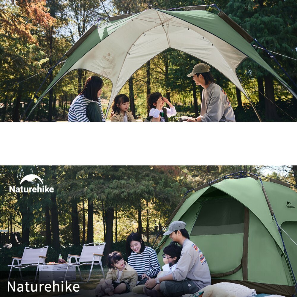 Naturehike Cape5 Square poolautomaatne telk neljale inimesele hind ja info | Telgid | kaup24.ee