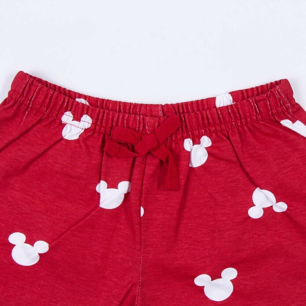 Suvepidžaama poistele Minnie Mouse Punane Hall hind ja info | Tüdrukute hommikumantlid ja pidžaamad | kaup24.ee