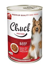Chuck Chunks Adult Dog Beef консервы дл собак с говядиной, 400 гр x 10 цена и информация | Консервы для собак | kaup24.ee