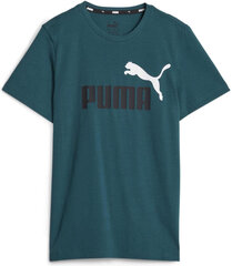 Puma Футболки Ess+ 2 Col Logo Tee Green 586985 75 586985 75/176 цена и информация | Рубашки для мальчиков | kaup24.ee