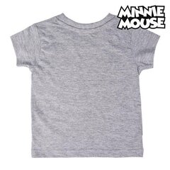 T-särk tüdrukutele Minnie Mouse, hall hind ja info | Tüdrukute särgid | kaup24.ee
