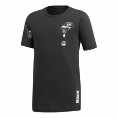 Футболка с коротким рукавом детская Adidas Sportswear Hulk Graphic Чёрный цена и информация | Рубашки для девочек | kaup24.ee