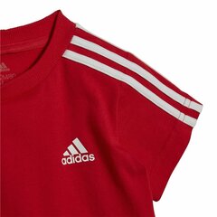 Спортивный костюм для малышей Adidas Three Stripes Красный цена и информация | Комплекты одежды для новорожденных | kaup24.ee