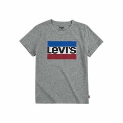 Футболка с коротким рукавом Levi's Sportswear Logo B Темно-серый цена и информация | Рубашки для мальчиков | kaup24.ee